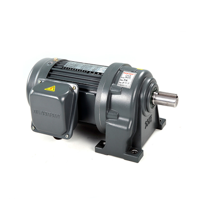 กระปุกเกียร์ขนาดกลางที่มีความแข็งสูง IP55 Gear Motor ติดตั้งในแนวนอน