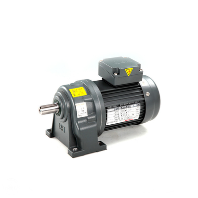 กระปุกเกียร์ขนาดกลางที่มีความแข็งสูง IP55 Gear Motor ติดตั้งในแนวนอน