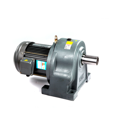 กระปุกเกียร์ขนาดกลางที่มีความแข็งสูง IP55 Gear Motor ติดตั้งในแนวนอน