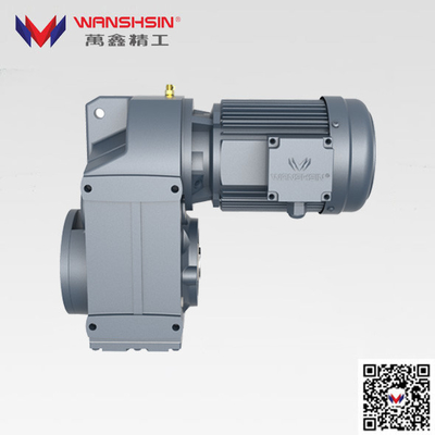 F กล่องเกียร์ทดเกียร์ Helical Shaft ขนานสำหรับการเคลื่อนไหวในการขับขี่