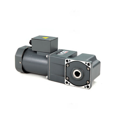 มอเตอร์เกียร์ไมโครมอเตอร์ AC 60W เฟสเดียวพร้อมตัวควบคุมความเร็วและกระปุกเกียร์มุมขวา