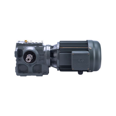 Wanshsin S Series Helical Worm Gear Reducer ไฟฟ้าสำหรับเครื่องตัดกระดาษ