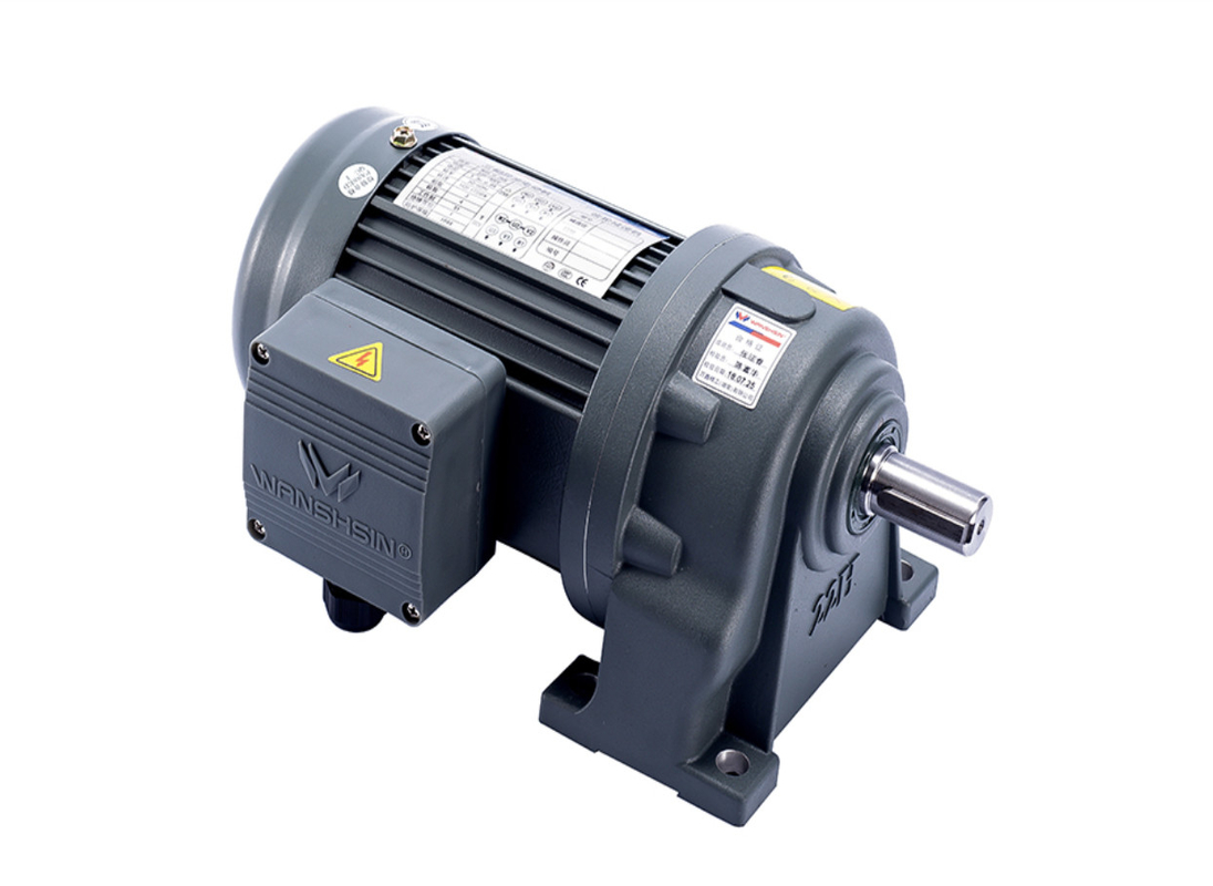 มอเตอร์เกียร์ AC ขนาดกลาง แนวนอน แนวตั้ง 1/3 เฟส 220v 380v เพลาแรงบิดสูง