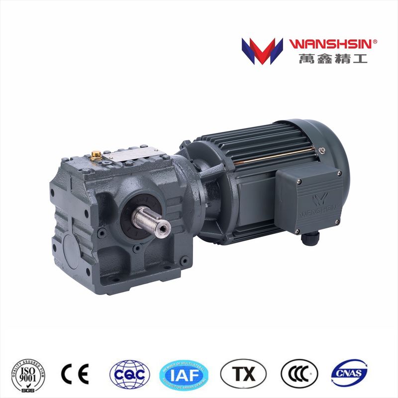 Wanshsin K Series AC Electric Bevel Helical Gear Motor สำหรับอุตสาหกรรมหนัก